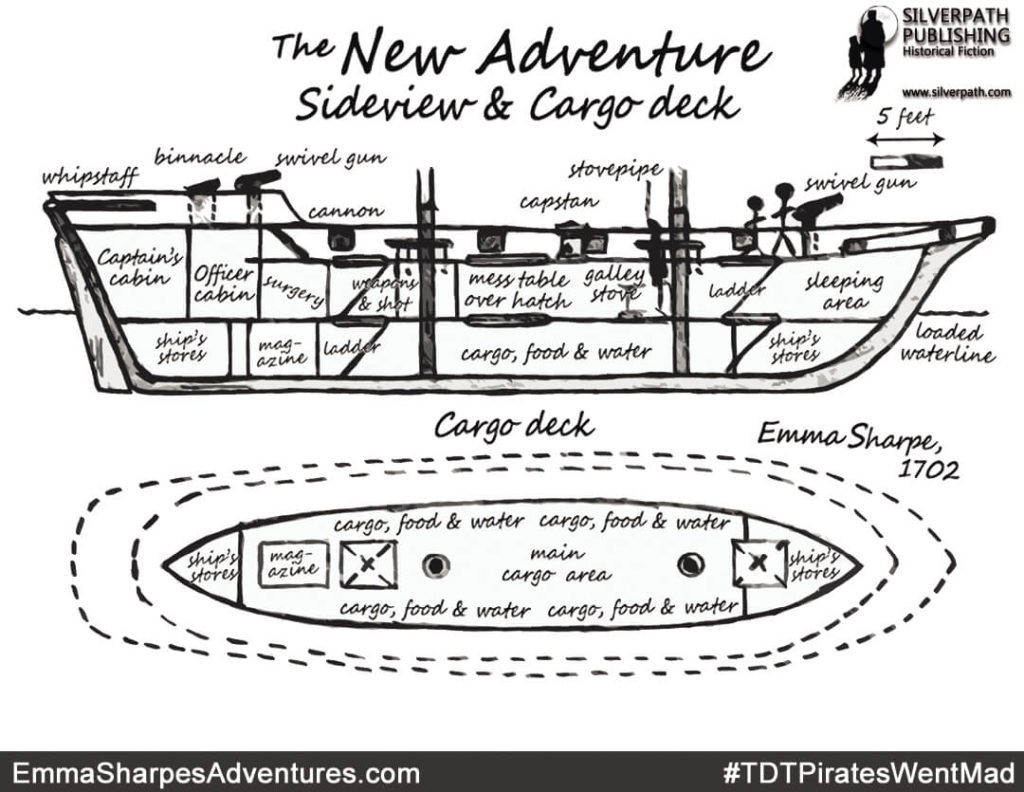 Silverpath.com - #TDTPiratesWentMad - The New Adventure - Sideview and Cargo Deck